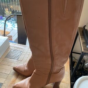 Women's Tan Leather Boots